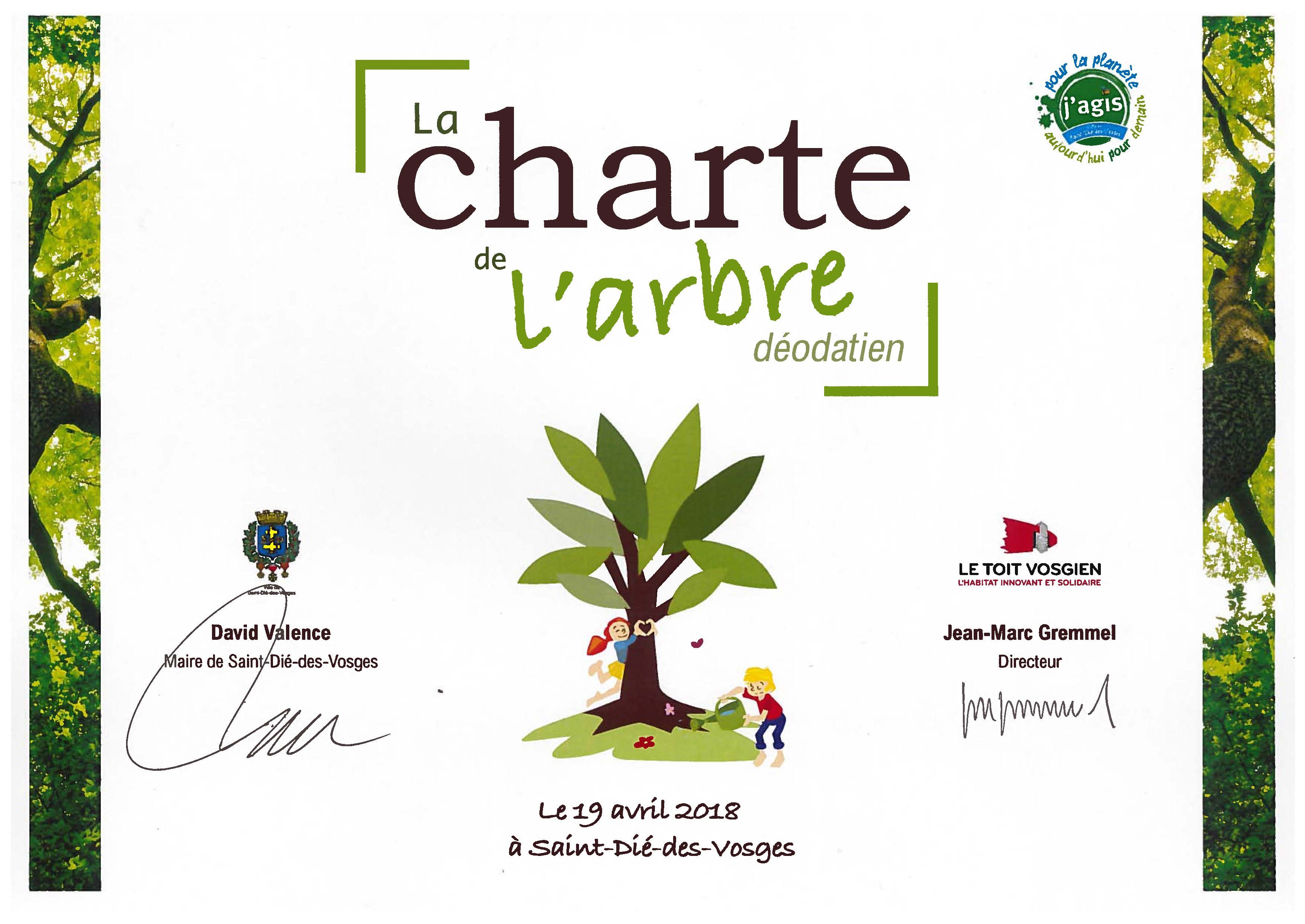 Charte de l'arbre déodatien